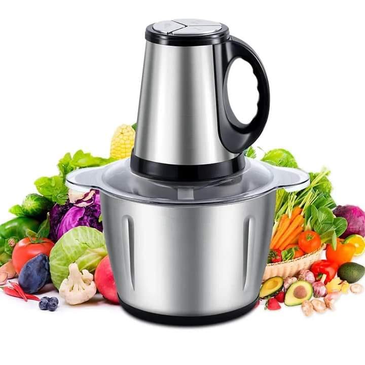Food Processor & Veg + Meat Chopper   ⚡ 2 Litre Stainless Steel Bowl | 1000W Power