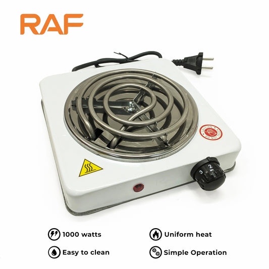 Single Burner Electric Stove & Hot Plate – 1000W Uniform Heating