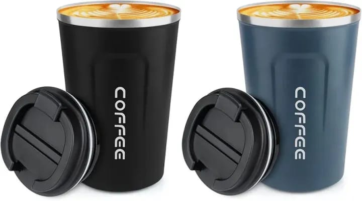 Smart Temperature Display Coffee Cup – Stainless Steel Insulated Mug with LED Portable Temperature Monitor