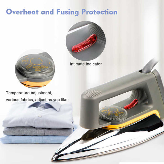 Premium Quality Dry Iron – 1000 Watts Portable & Lightweight Istri
