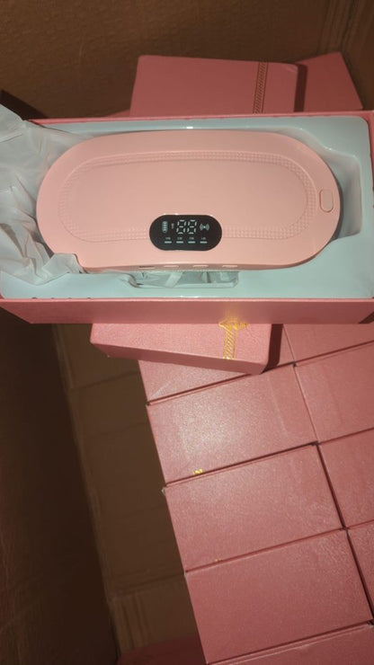 Heating Pad for Cramps & Back Pain – Cordless Electric Menstrual Heating Pad with 3 Heat Levels & 3 Massage Modes