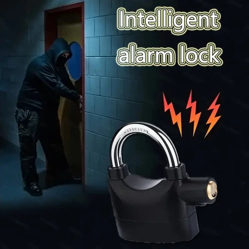 Forrun Electro Anti-Theft Alarm Lock – Heavy Duty Security Lock with Siren for Bike, Door & Shop Pakistan