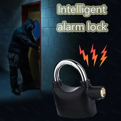 Forrun Electro Anti-Theft Alarm Lock – Heavy Duty Security Lock with Siren for Bike, Door & Shop Pakistan