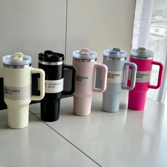 Stanley Quencher H2.0 FlowState™ Tumbler – 40oz Fuchsia | Insulated Stainless Steel