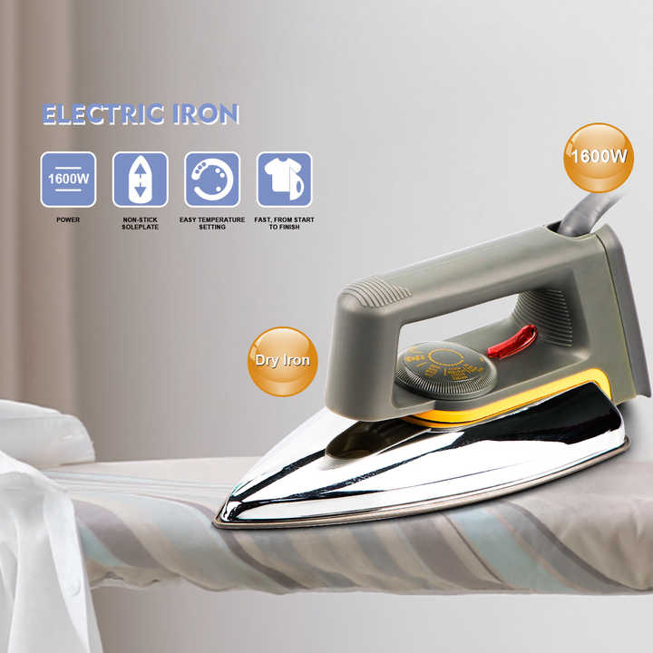 Premium Quality Dry Iron – 1000 Watts Portable & Lightweight Istri