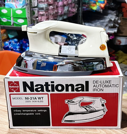 National Deluxe Automatic Dry Iron – Premium Quality Electric Istri