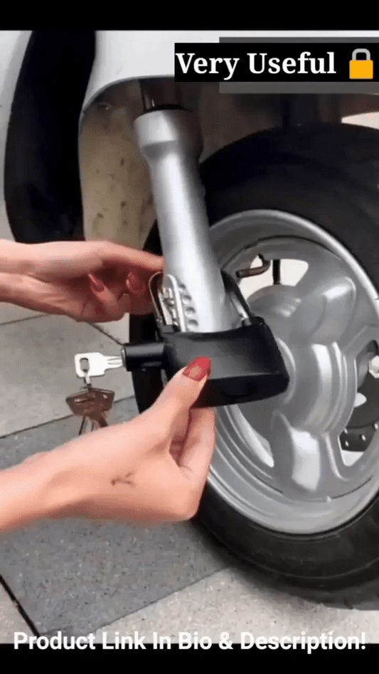 Forrun Electro Anti-Theft Alarm Lock – Heavy Duty Security Lock with Siren for Bike, Door & Shop Pakistan