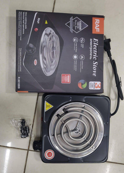 Single Burner Electric Stove & Hot Plate – 1000W Uniform Heating
