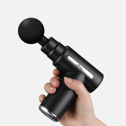 Portable Mini Muscle Massage Gun – Handheld Deep Tissue Percussion Massager for Pain Relief & Recovery