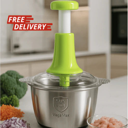 Heavy-Duty Stainless Steel Vegetable Chopper – Durable & Efficient